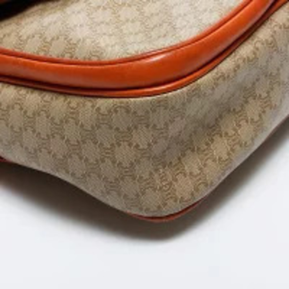 Celine Macadam Messenger Bag Shoulder Beige - Picture 6 of 13